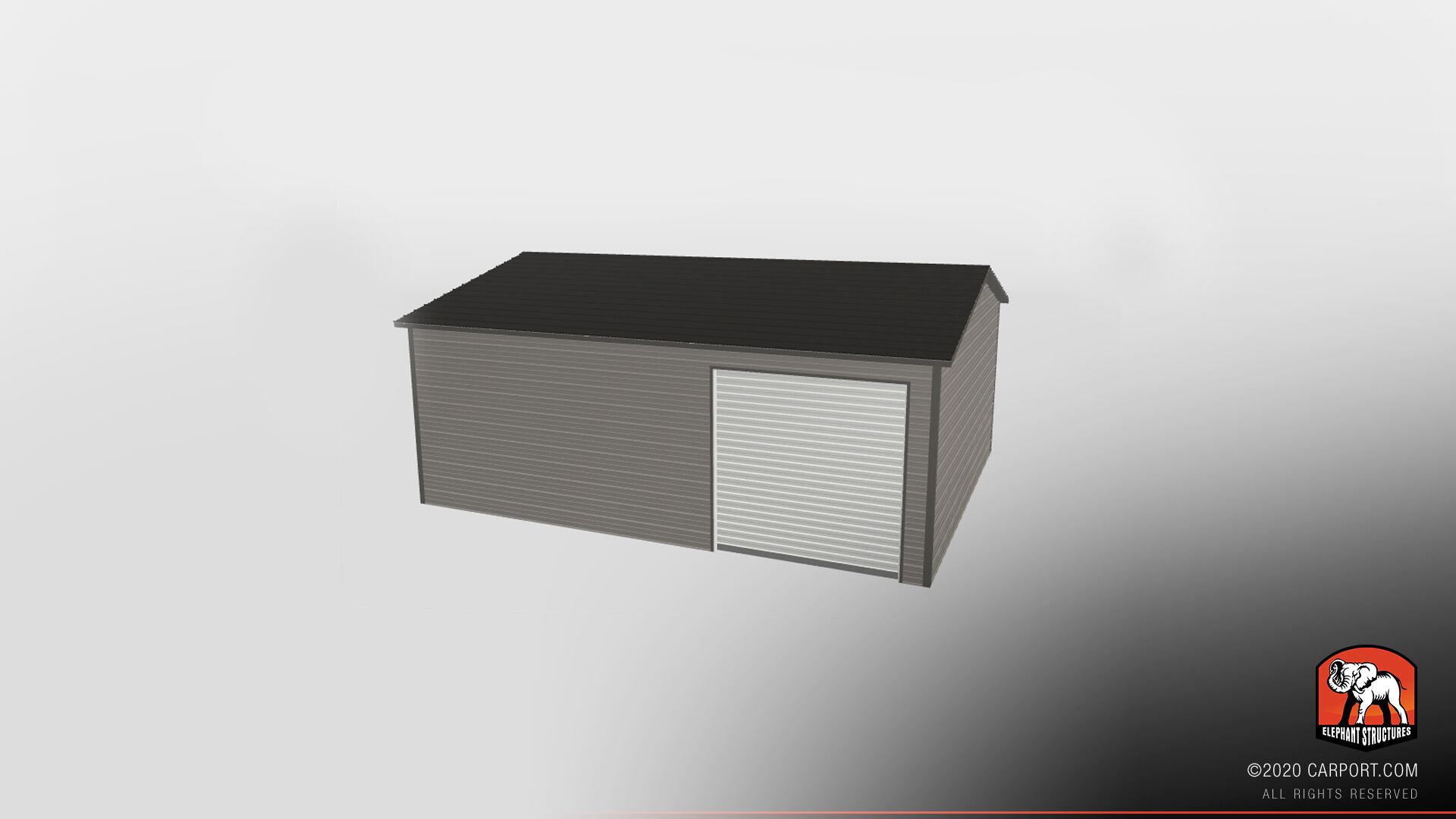 20' x 26' x 9' boxed eave garage at an unbeatable and industry-leading price