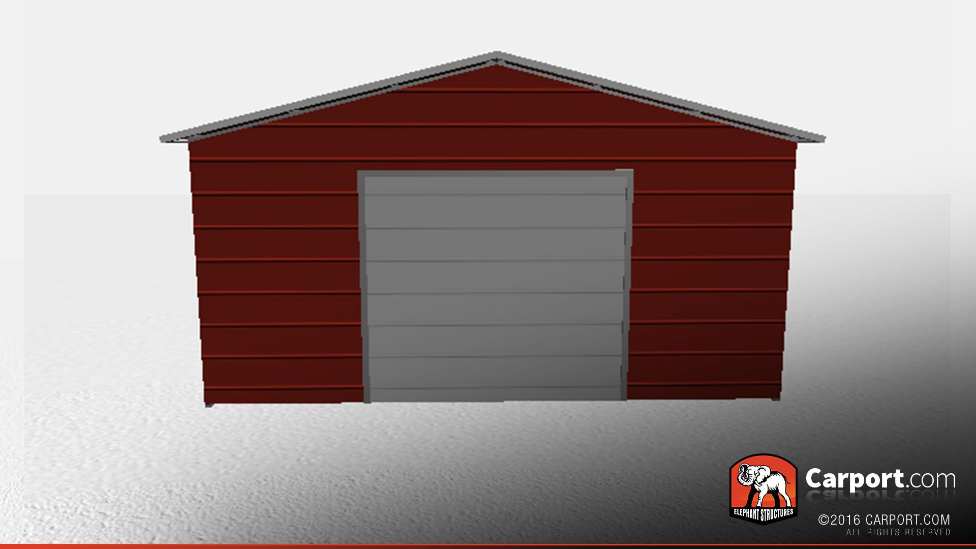 enclosed metal garage