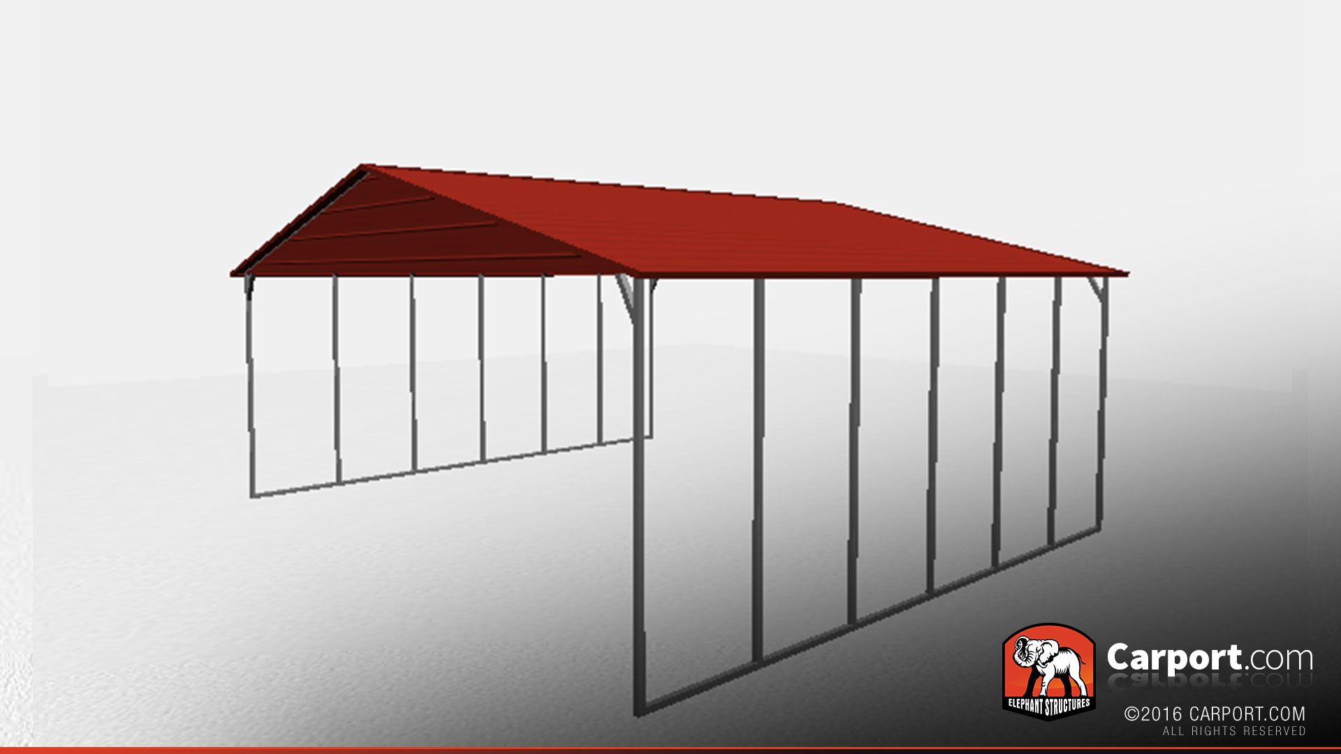 triple wide steel carport shelter 3 car carport