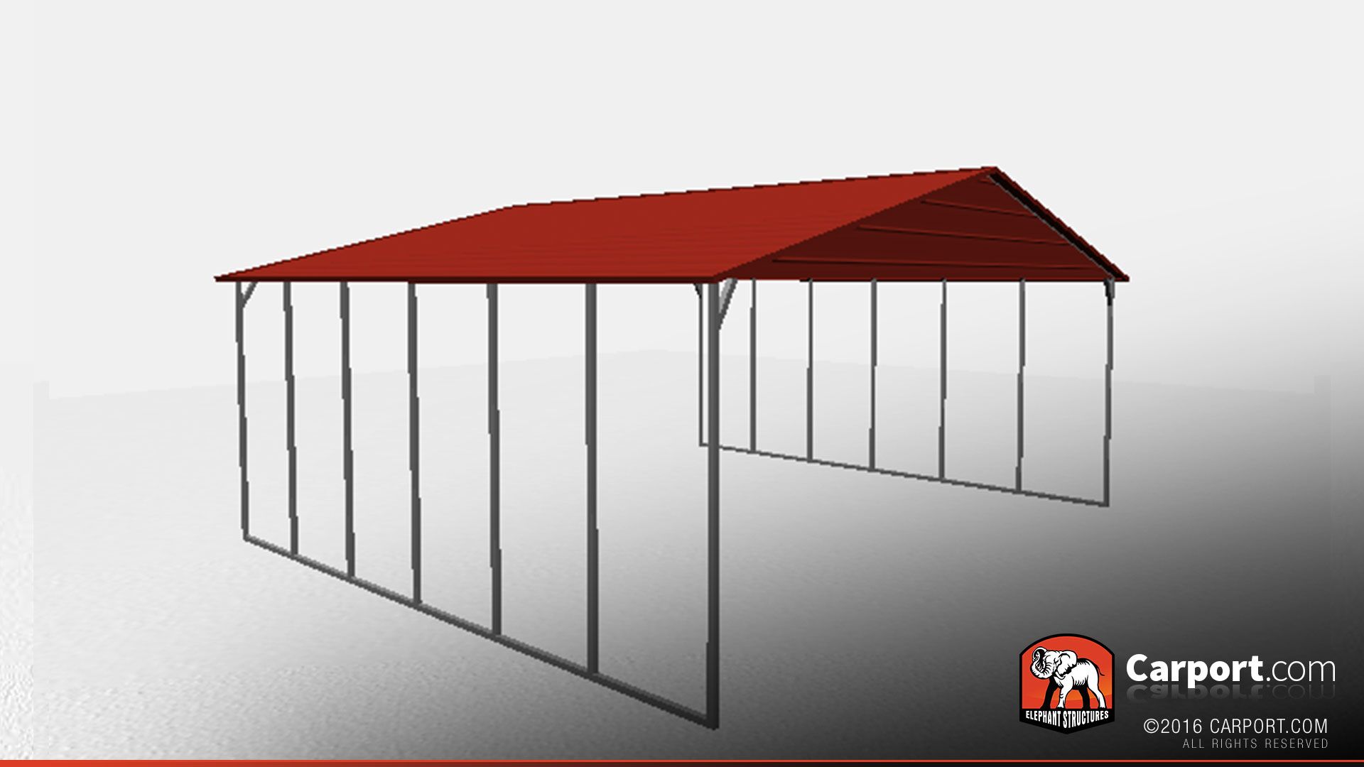triple wide steel carport shelter 3 car carport