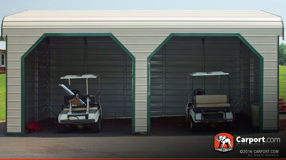 22x26 Metal Garage for Two Cars