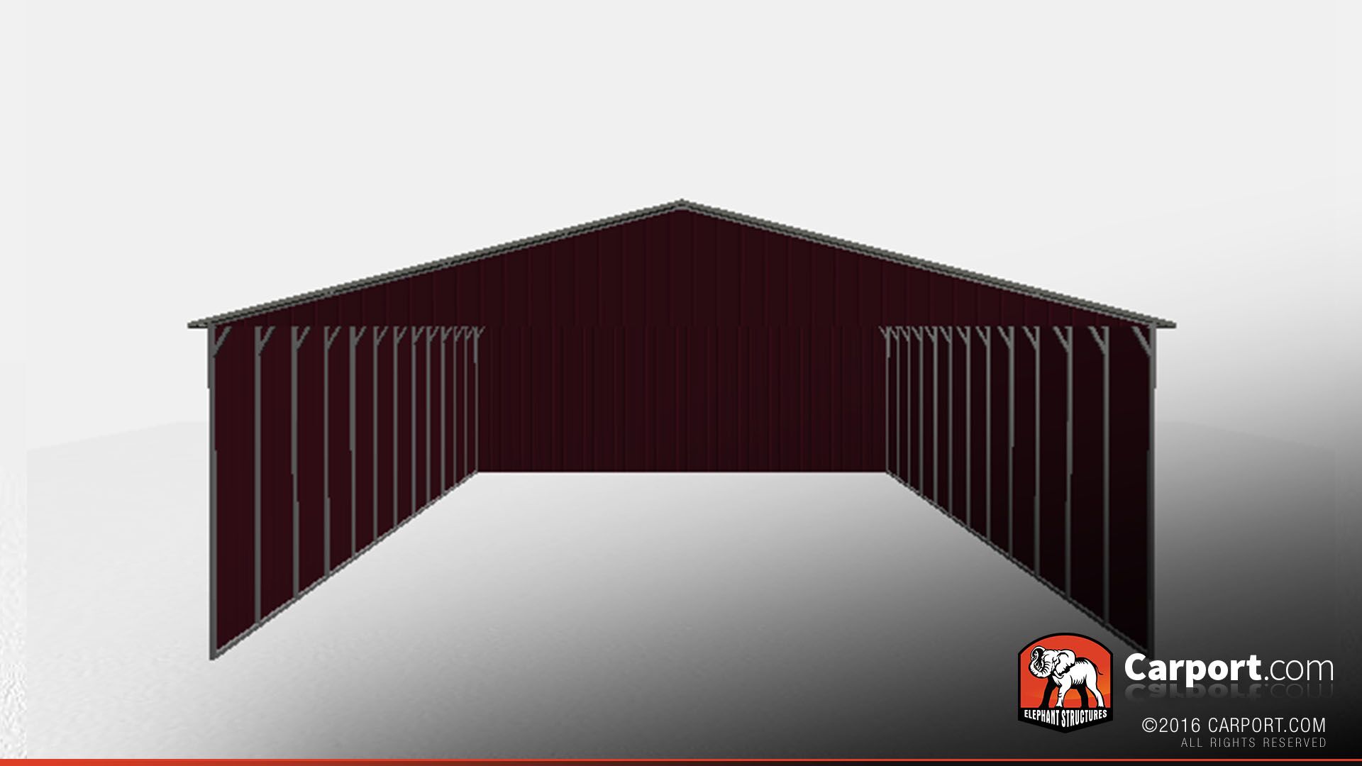 40x51 RV Carport Three-Sided 3