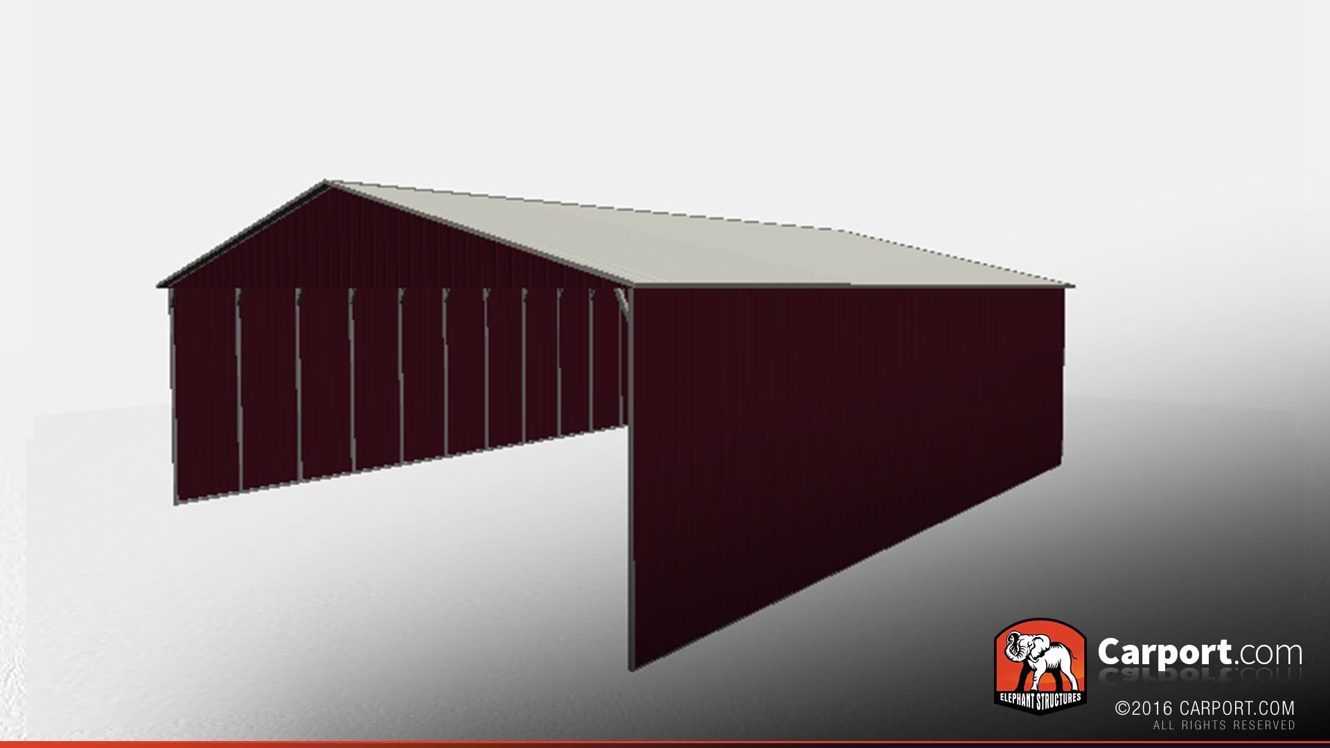 40x51 RV Carport Three Sided 2