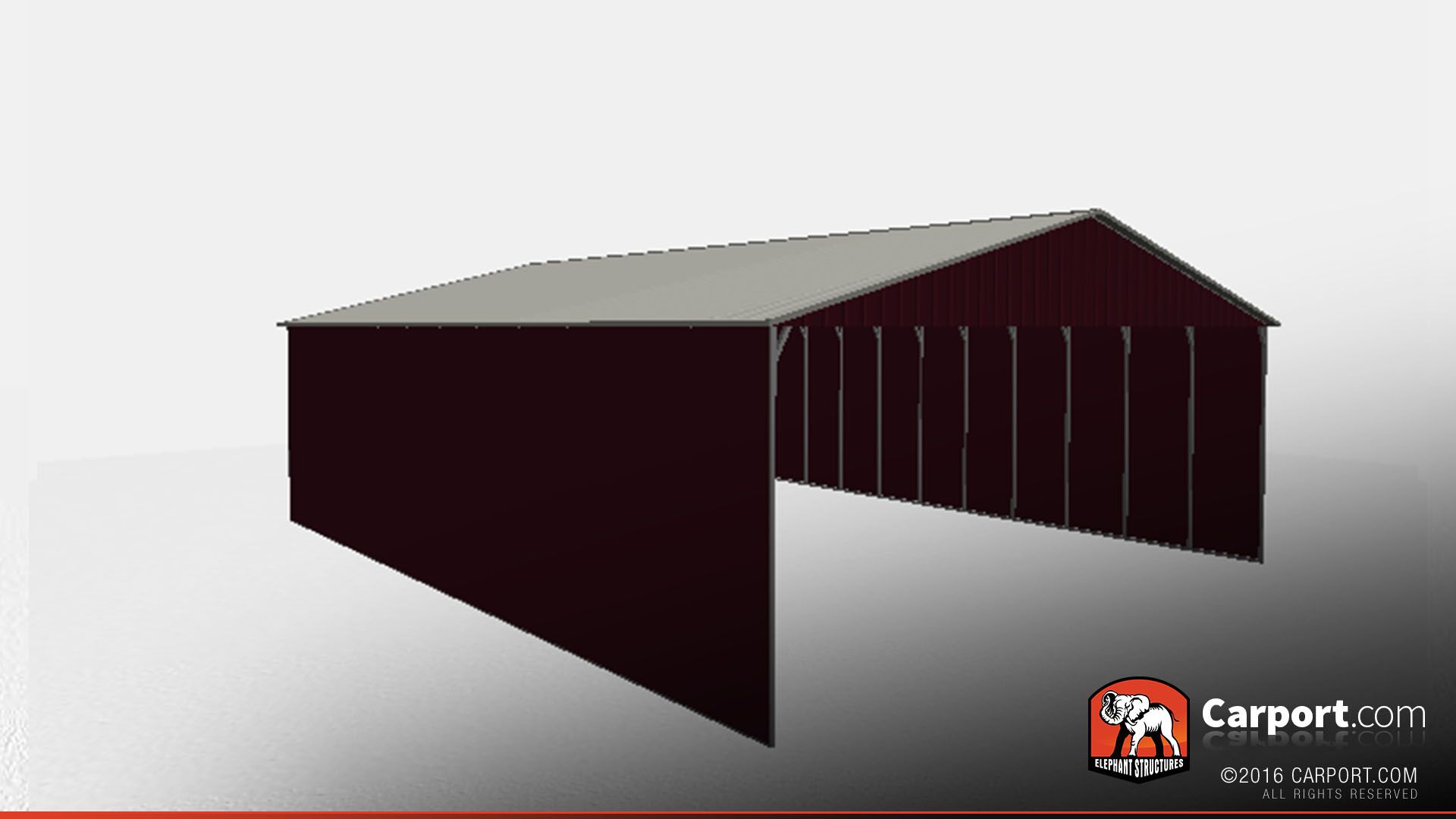 40x51 RV Carport Three-Sided