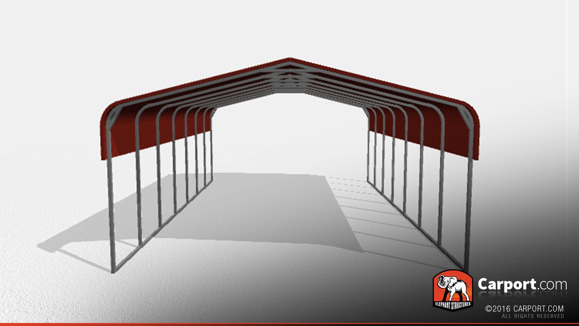 22x31 Double Wide Steel Carport