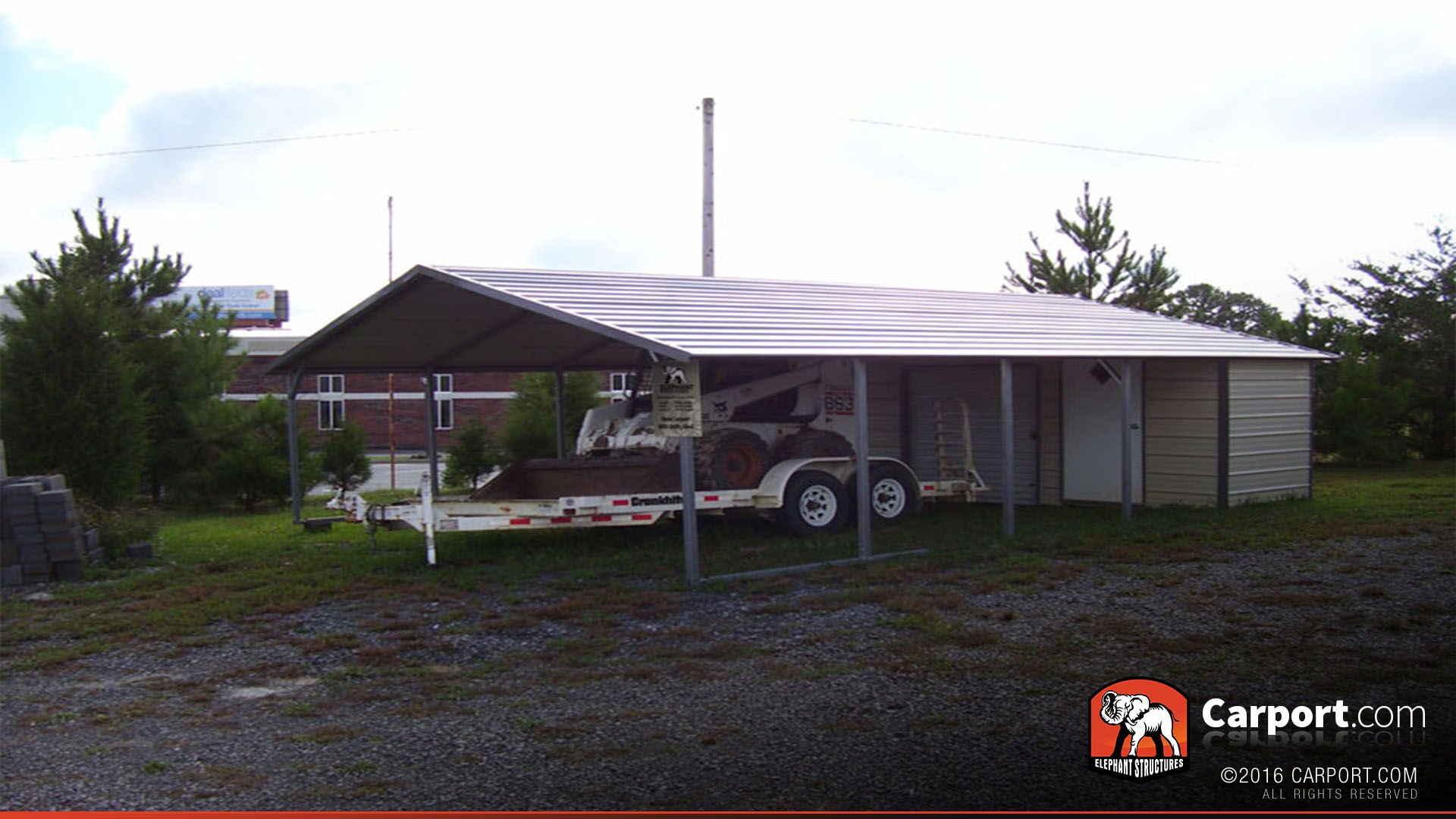 20x31 Steel Utility Carport