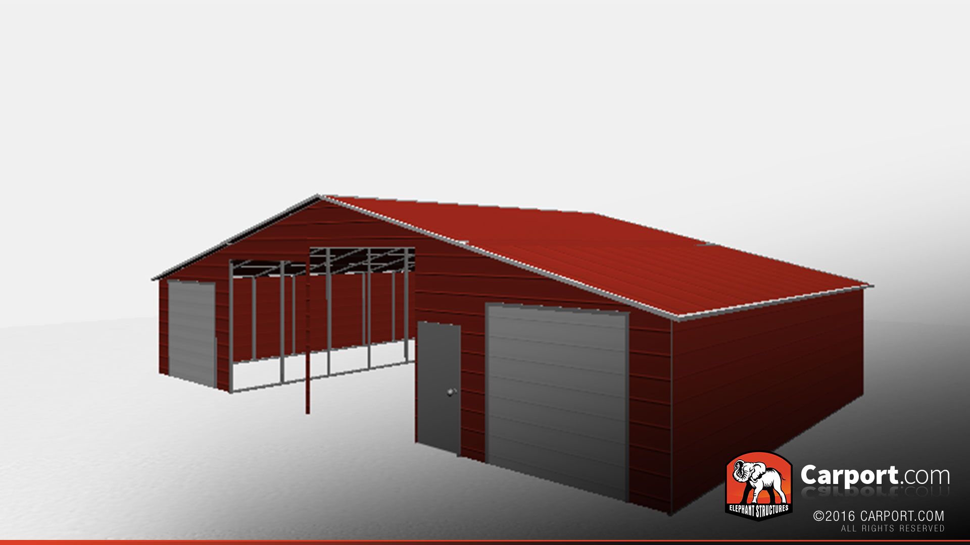 High Quality Enclosed Storage Building 48' x 31' x 12' - Image 3