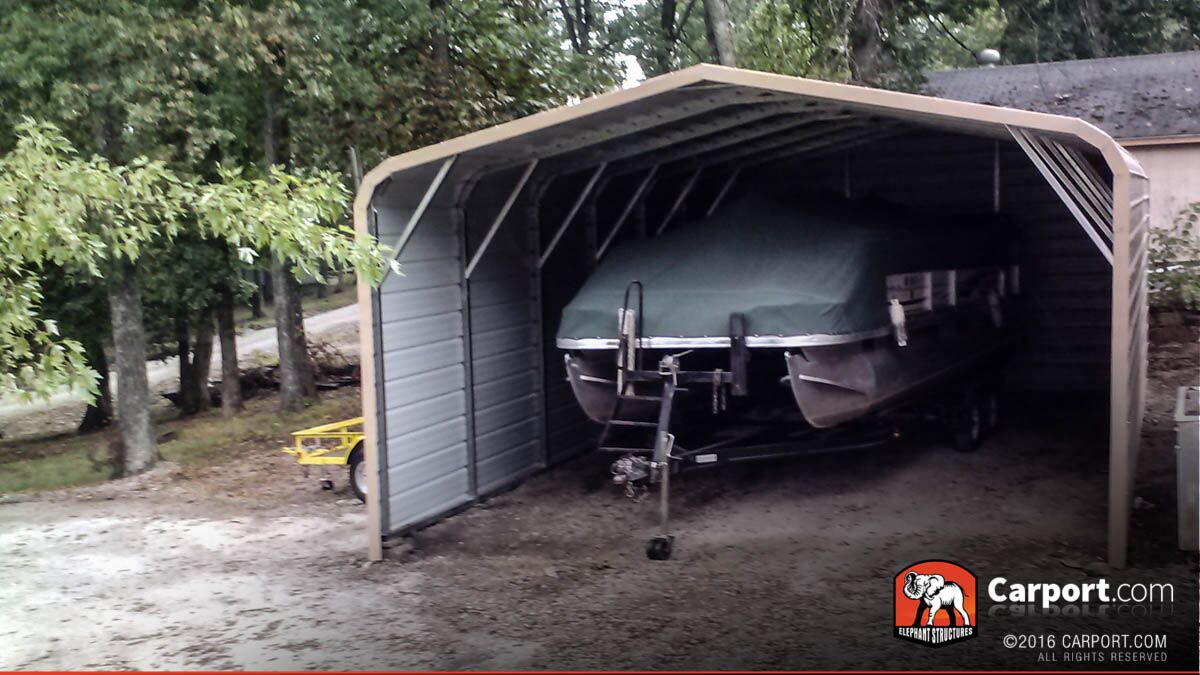 14x21 Single Wide Metal Carport