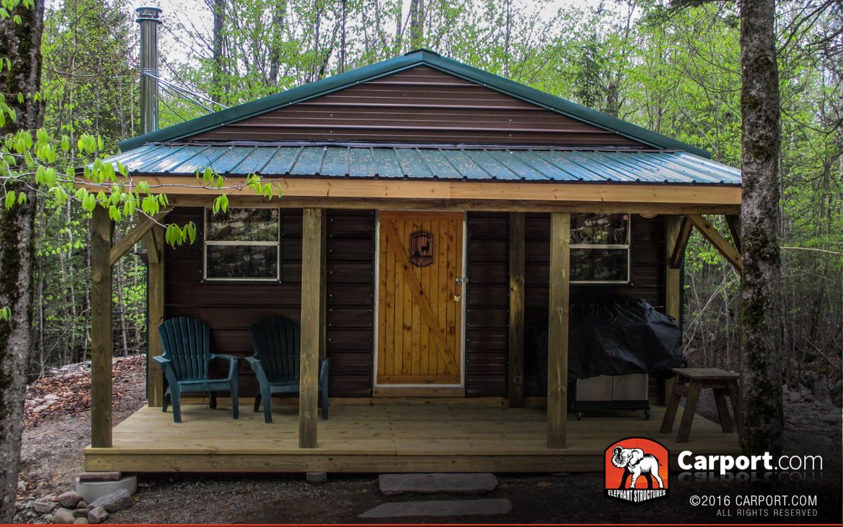 18x31 Custom Metal Building with Green Roof