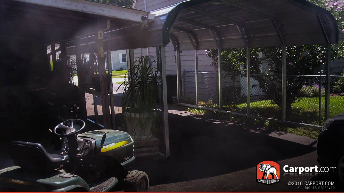 18x24 Double Wide Carport