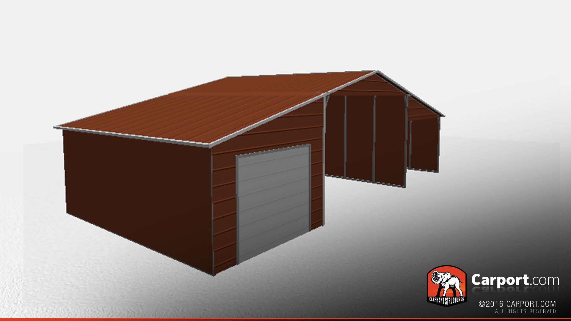 Top Quality Car Shelter 42' x 21' Metal Barn - Image 3